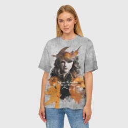 Женская футболка oversize 3D Taylor and fox - фото 2