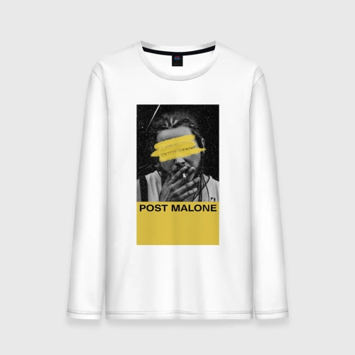 Мужской лонгслив хлопок Post Malone