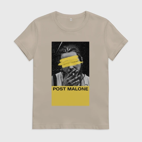 Женская футболка хлопок Post Malone