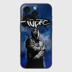 Чехол для iPhone 16 Pro силиконовый с защитой камеры 2Pac
