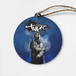 Деревянная игрушка круг 2Pac