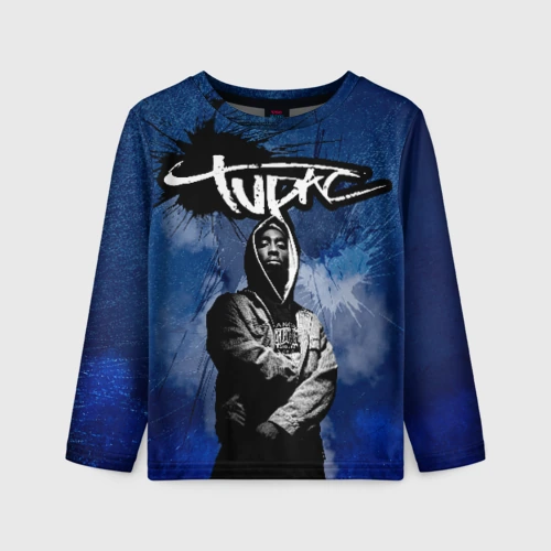 Детский лонгслив 3D 2Pac