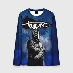 Мужской лонгслив 3D 2Pac