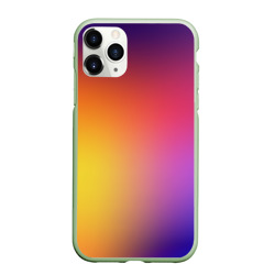 Чехол для iPhone 11 Pro Max матовый Abstract gradient colors