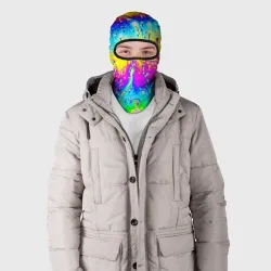 Балаклава 3D Кислотный стиль неона - фото 2