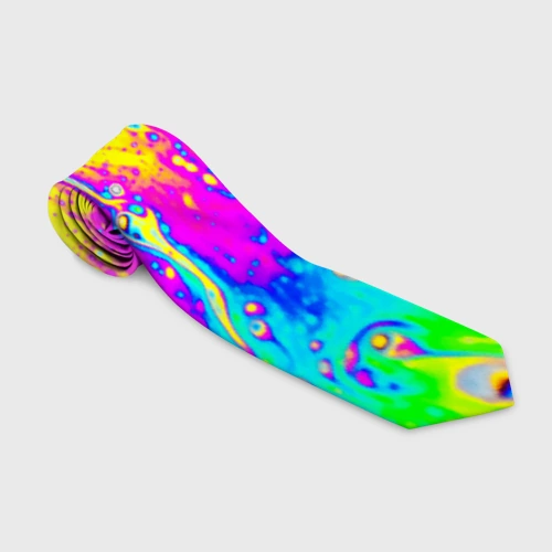 Галстук 3D Кислотный стиль неона