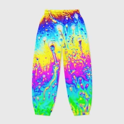 Женские джоггеры оверсайз 3D Кислотный стиль неона