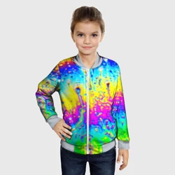 Детский бомбер 3D Кислотный стиль неона - фото 2
