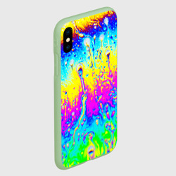 Чехол для iPhone XS Max матовый Кислотный стиль - фото 2