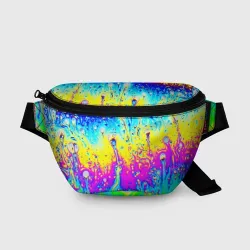 Поясная сумка 3D Кислотный стиль неона