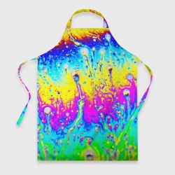 Фартук 3D Кислотный стиль неона