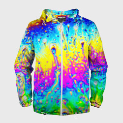 Мужская ветровка 3D Кислотный стиль неона