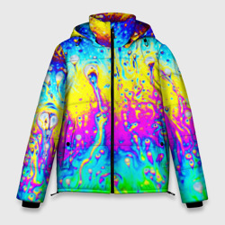 Кислотный стиль – Мужская зимняя куртка 3D с принтом купить
