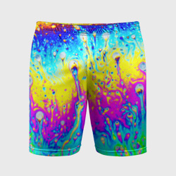 Мужские шорты спортивные Кислотный стиль неона