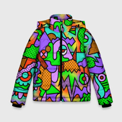 Зимняя куртка для мальчиков 3D PSY geometry
