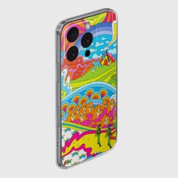 Чехол для iPhone 16 Pro силиконовый с защитой камеры Хиппи - фото 2