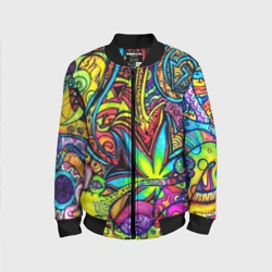 Детский бомбер 3D Abstraction PSY