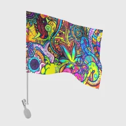 Флаг для автомобиля Abstraction PSY