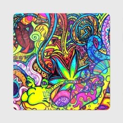 Магнит виниловый Квадрат Abstraction PSY