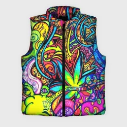 Мужской жилет утепленный 3D Abstraction PSY
