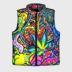 Мужской жилет утепленный 3D Abstraction PSY