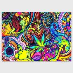 Поздравительная открытка Abstraction PSY