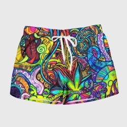 Женские шорты 3D Abstraction PSY