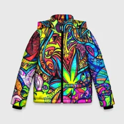 Зимняя куртка для мальчиков 3D Abstraction PSY