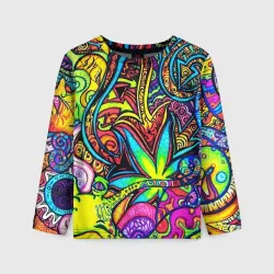 Детский лонгслив 3D Abstraction PSY
