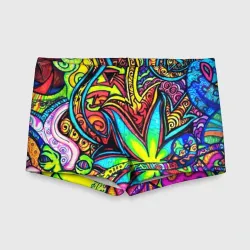 Детские купальные плавки 3D Abstraction PSY