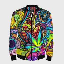 Мужской бомбер 3D Abstraction PSY