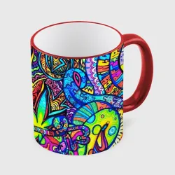 Кружка с полной запечаткой Abstraction PSY