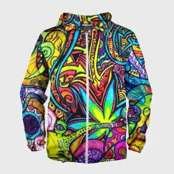 Мужская ветровка 3D Abstraction PSY