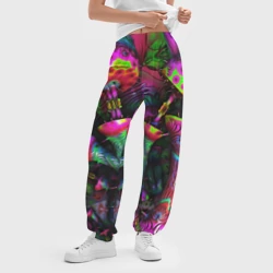 Женские джоггеры оверсайз 3D Абстрактные грибы - фото 2