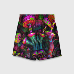 Детские спортивные шорты 3D Абстрактные грибы
