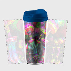 Термокружка-непроливайка Абстрактные грибы - фото 2