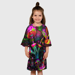 Детское платье 3D Абстрактные грибы - фото 2