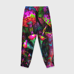 Детские брюки 3D Абстрактные грибы