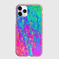 Чехол для iPhone 11 Pro матовый Неоновая палитра