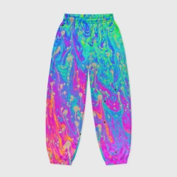 Женские джоггеры оверсайз 3D Неоновая палитра