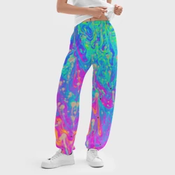 Женские джоггеры оверсайз 3D Неоновая палитра - фото 2