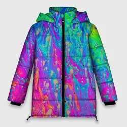 Женская зимняя куртка Oversize Неоновая палитра