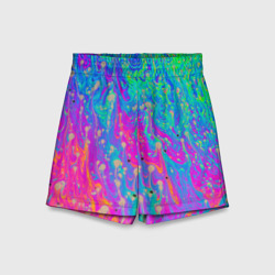 Детские спортивные шорты 3D Неоновая палитра