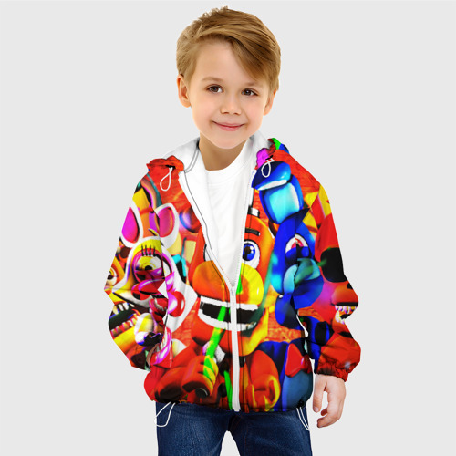 Детская куртка 3D FIVE NIGHTS AT FREDDYS, цвет белый - фото 3