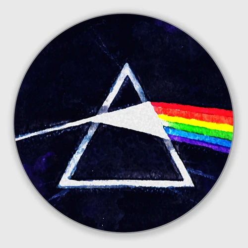 Круглый коврик для мышки Pink Floyd