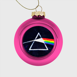 Стеклянный ёлочный шар Pink Floyd