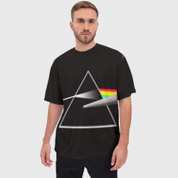 Мужская футболка oversize 3D Pink Floyd - фото 2