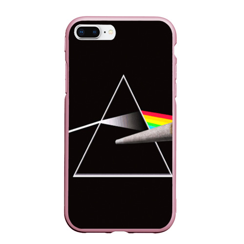 Чехол для iPhone 7Plus/8 Plus матовый Pink Floyd, цвет розовый