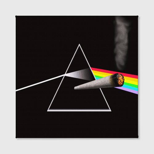 Холст квадратный Pink Floyd, цвет 3D печать - фото 2