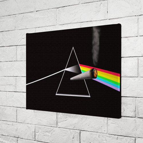 Холст прямоугольный Pink Floyd, цвет 3D печать - фото 3